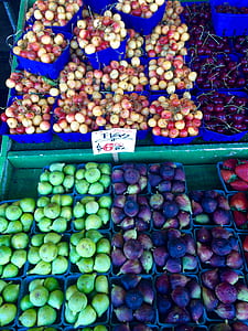 assorted fruits on shelf thumbnail