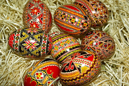 red-yellow-and-black decorative egg lot thumbnail