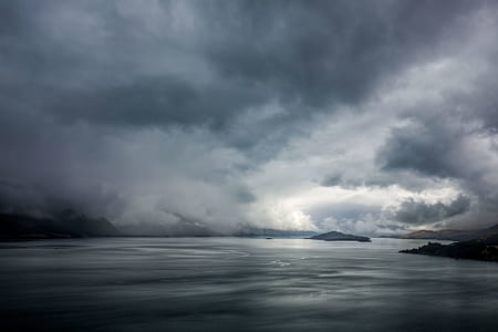 clouds above body of water thumbnail