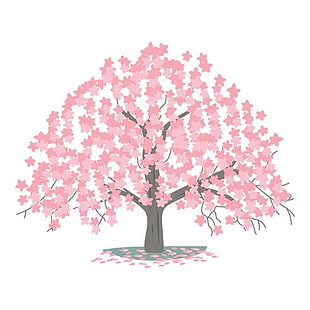 Cherry Blossoms Background Illustration Svg Eps File Free Graphics Uihere