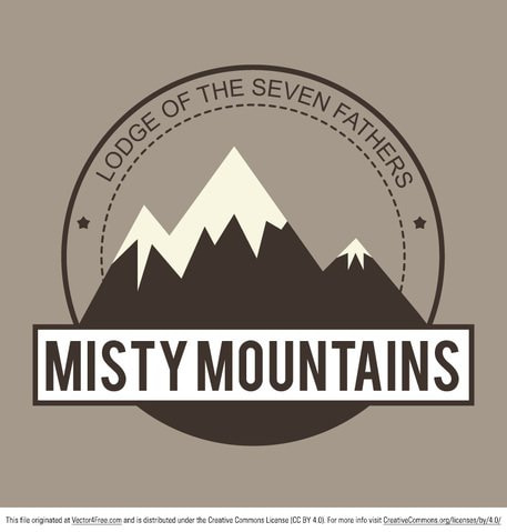 Mountain Vector Badge ai file