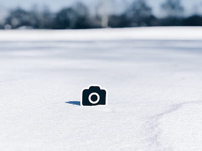 camera on snow field thumbnail