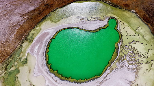 green lake on top view thumbnail