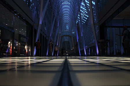 gray concrete floor hallway close-up photography thumbnail