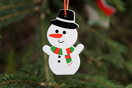 white snowman decor thumbnail