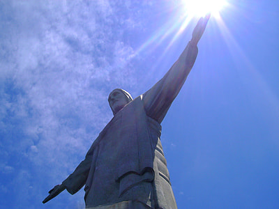 low angle photography of Christ of the Redeemer thumbnail