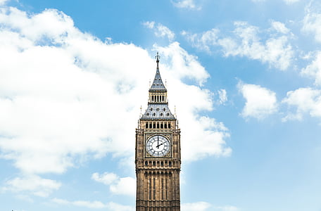 Big Ben under blue and cloudy sky at daytime thumbnail