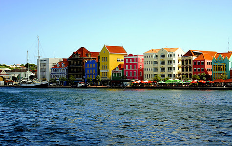 assorted colored buildings beside body of water thumbnail
