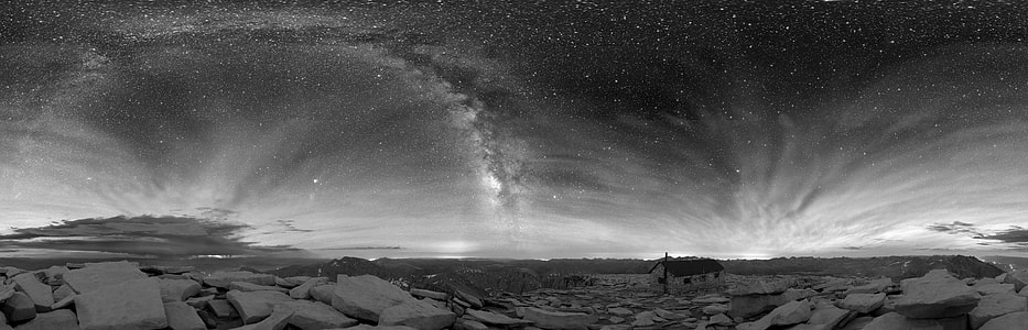 Stars and Night Sky from Mount Whitney in Sequoia National Park, California thumbnail