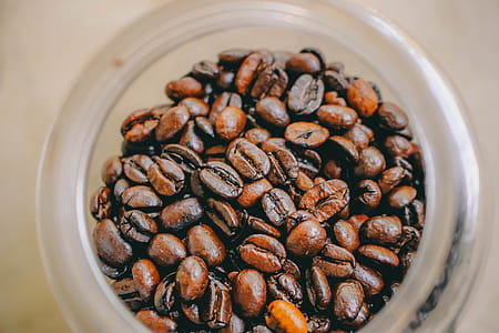 Photo of Brown Coffee Beans Inside Clear Glass Jar thumbnail