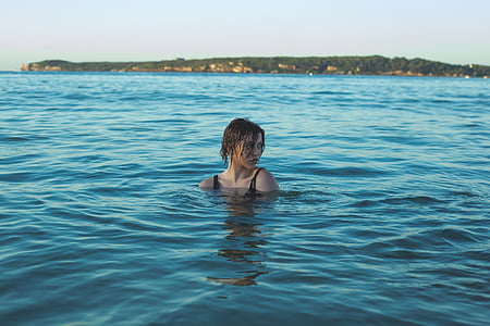 woman on body of water thumbnail