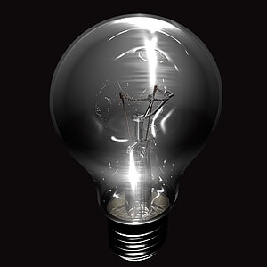 Edison bulb gray-scale photo thumbnail