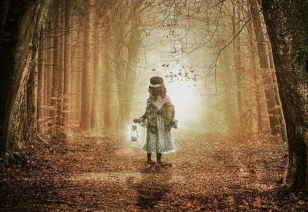 angel holding lantern painting thumbnail