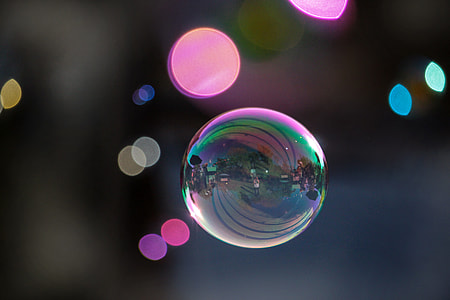focus photography of bubble thumbnail