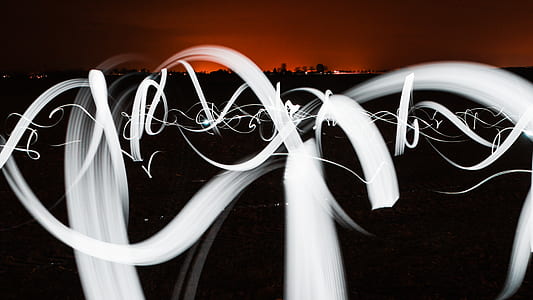 time lapse photography of street lights thumbnail