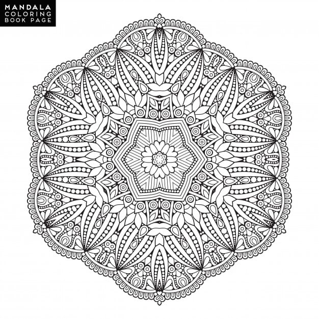 Outline Mandala For Coloring Book Decorative Round Ornament Anti Stress Therapy Pattern Weave Design Element Yoga Logo Background For Meditation Poster Unusual Flower Shape Oriental Vector Eps File Free Graphics Uihere