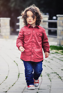 children's red dress shirt thumbnail