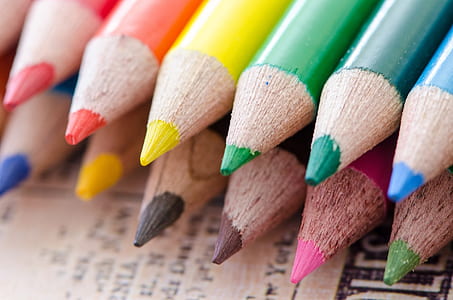 pile of assorted-color pencils thumbnail