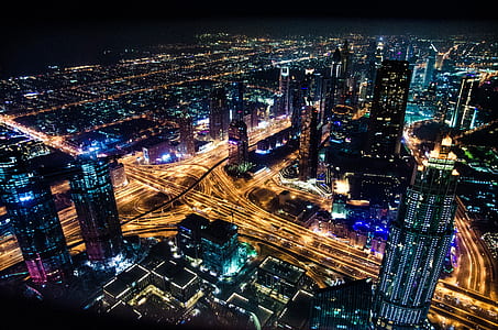 Timelapse Cityscape Photography during Night Time thumbnail