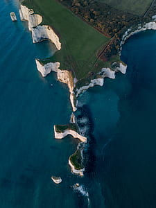 birds eye view photography of cliff thumbnail
