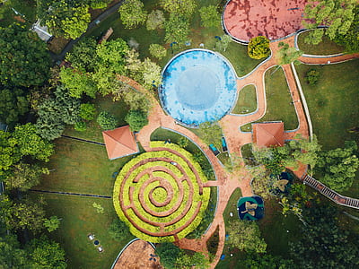aerial photograph of resort thumbnail