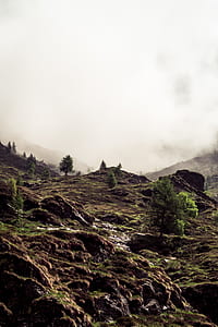 photo of mountain covered by fogs thumbnail