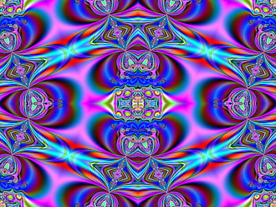 tiled, fractal-based, abstract background pattern thumbnail