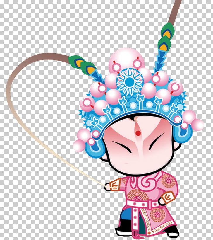 Beijing Peking Opera Cartoon Decorative Arts Villain Png Beijing Peking Opera Cartoon Decorative