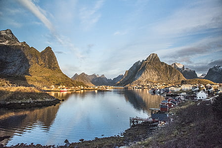 aerial view of calm body or water thumbnail