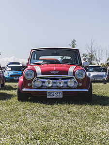 White And Red Mini Cooper thumbnail