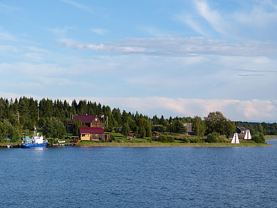 Ladoga lake scenery in Russia thumbnail