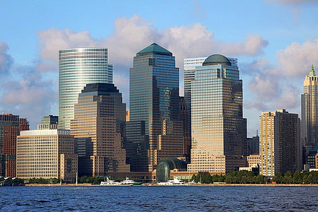 architectural photography of high-rise buildings thumbnail