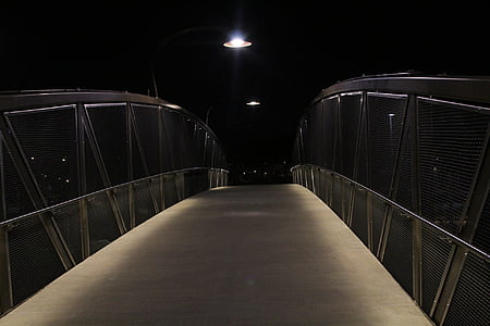 bridge during night time thumbnail