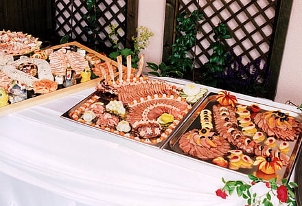 meat buffet on table thumbnail