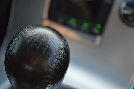shallow focus car gear shifter thumbnail