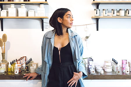 Woman In Shop Photo thumbnail