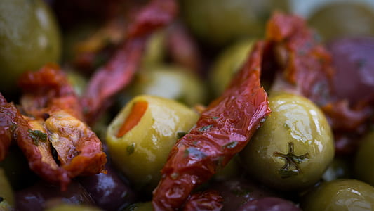blur, homemade, olives, pepper thumbnail