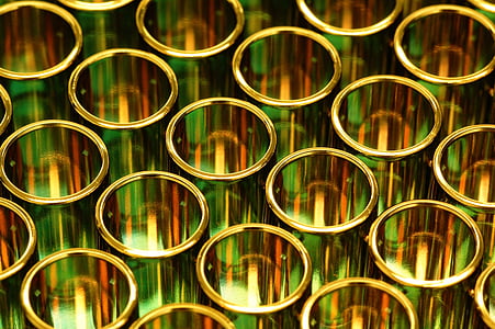 round gold-colored digital wallpaper thumbnail