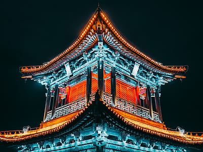 teal and beige temple thumbnail