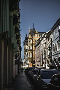 Parked Cars Near Buildings thumbnail
