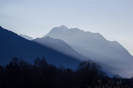 mountain covering with fog thumbnail