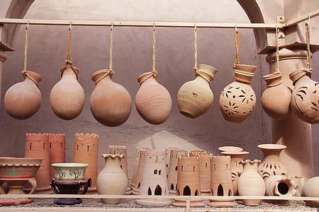 brown ceramic pots thumbnail