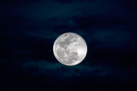 low angle photography of full moon thumbnail