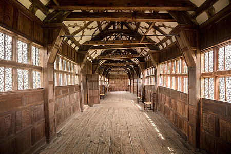 brown wooden hallway thumbnail