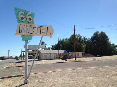 66 Motel signage near road thumbnail
