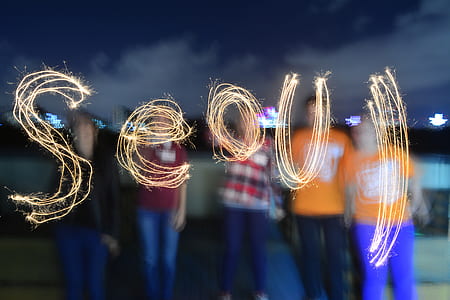 steel wool photography of Seoul thumbnail