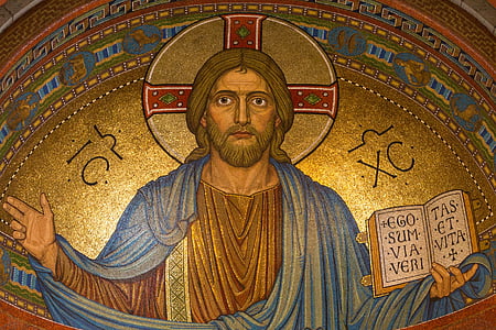 Jesus Christ holding book artwork thumbnail