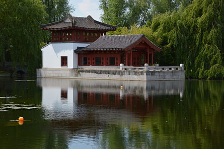 brown and white wooden temple thumbnail