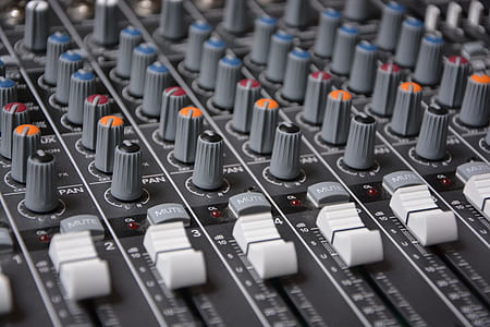 macro shot of gray studio mixer thumbnail
