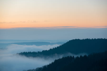 summit of mountain and clouds thumbnail